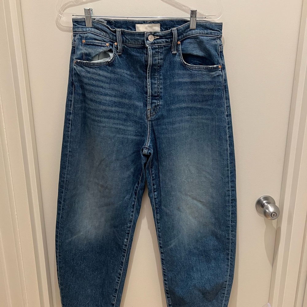Mother the curbside ankle Blue Denim Jeans - Picture 3 of 8